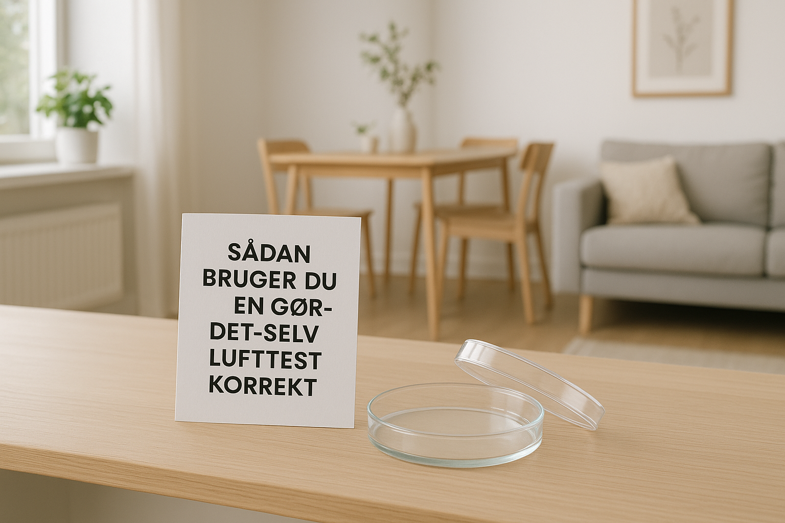 Sådan bruger du en gør det selv lufttest korrekt