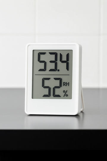 Digital Temperatur- & Luftfugtighedsmåler | Indeklima Monitor